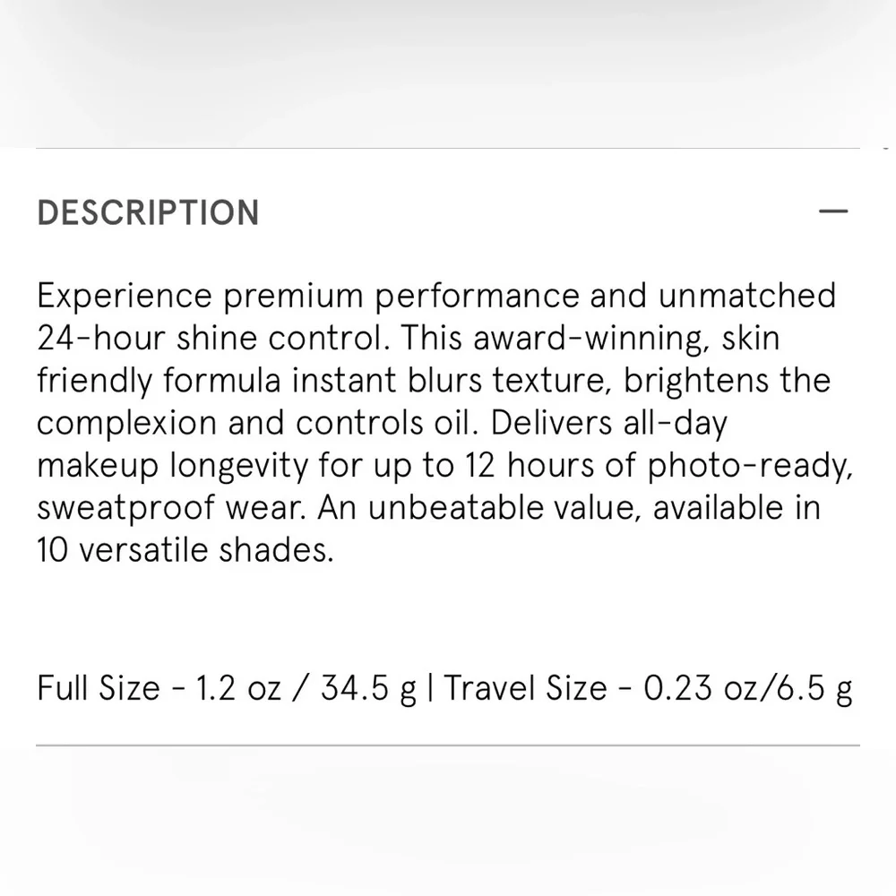 One/Size Beauty setting powder